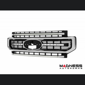 Ford Super Duty LED Grille - XBG Series - Morimoto - Chrome - White DRL